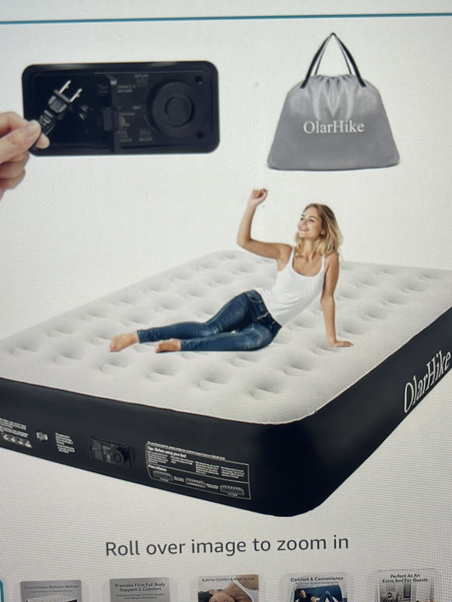 Queen Air Mattress with Built in Pump