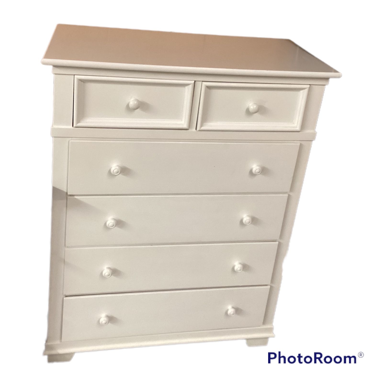 Stanley Furniture "Young America" White 6 Drawer Chest of Drawers