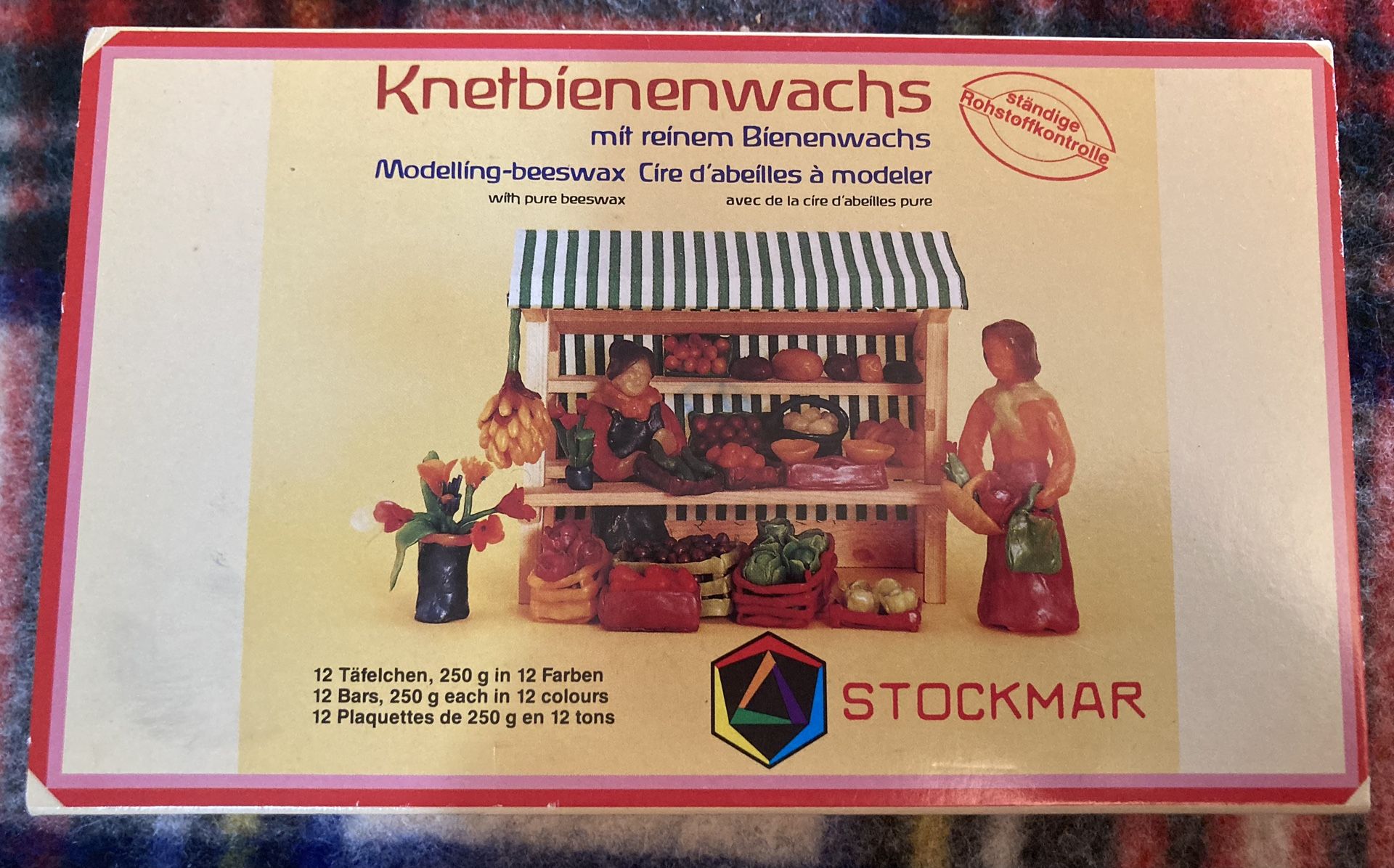 Stockmar Modeling Beeswax - 12 Assorted Sheets