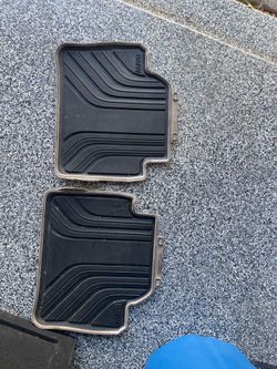 BMW series 3 or 4 All Weather floor mats (rear set)