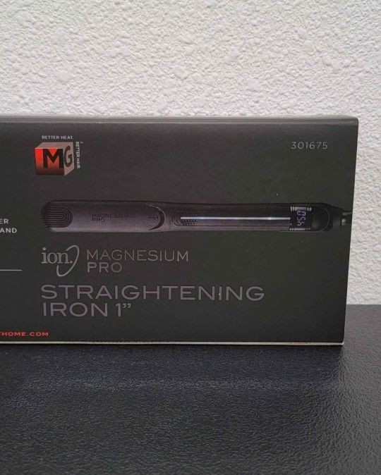 ION Magnesium Pro Flat Iron 1 Inch - New Not-Opened Still Sealed - See Photos Description