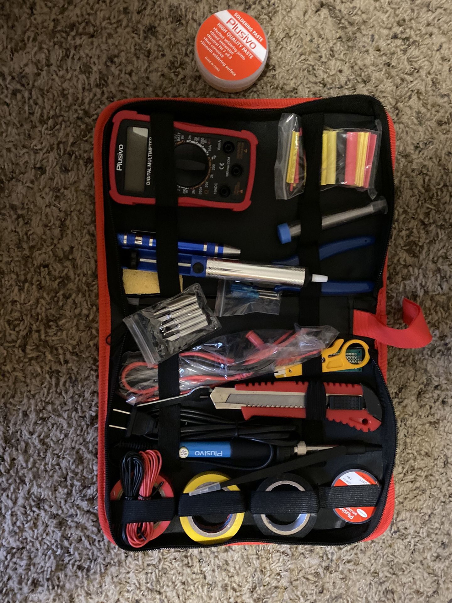 Electric soldering kit