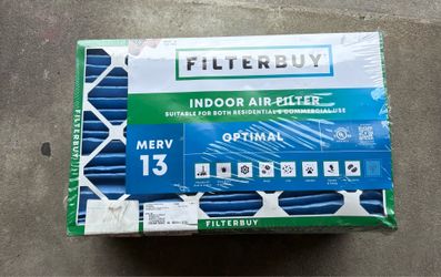 Merv 13 air filters. New. 16x25x2
