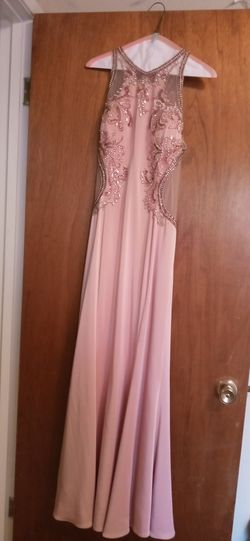 BEUTIFUL pink long dress .