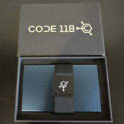 Code 118 Pacific Blue Aluminum Wallet