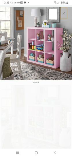 New in box 9 cube organizer pink color