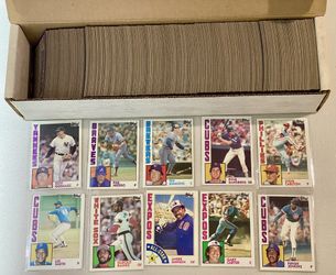 1984 Topps Baseball Card Near Complete Set