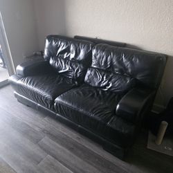Genuine Leather Couch