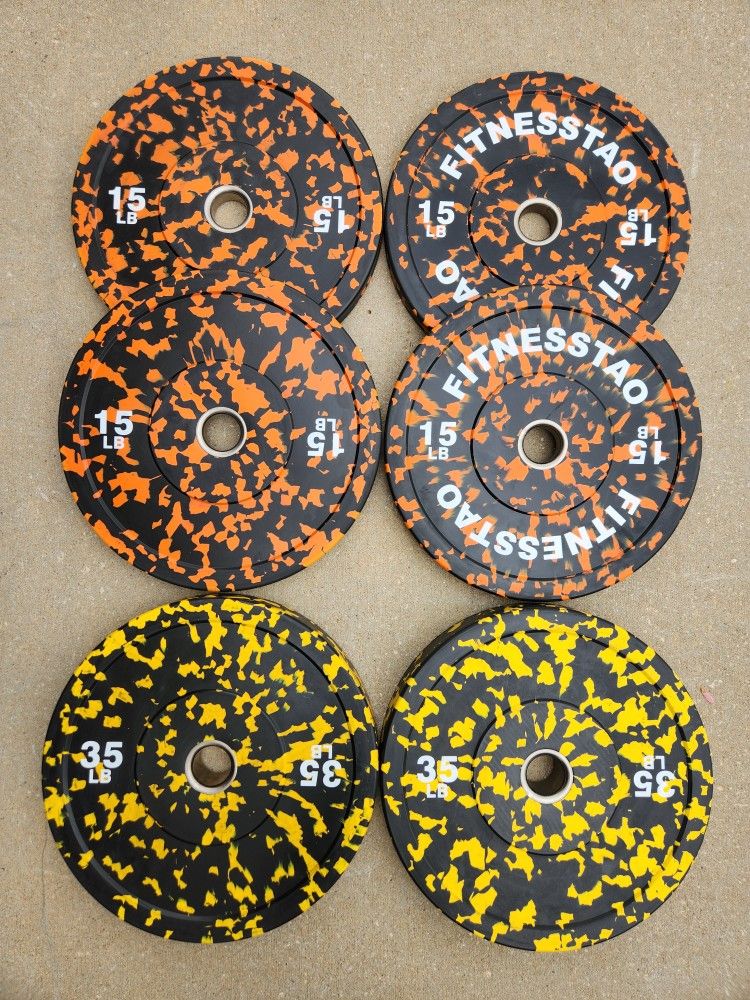 Olympic Fleck Bumper Plates