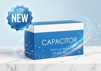 Dual Run Capacitor 70+7.5 uF (MFD) 370-440 VAC