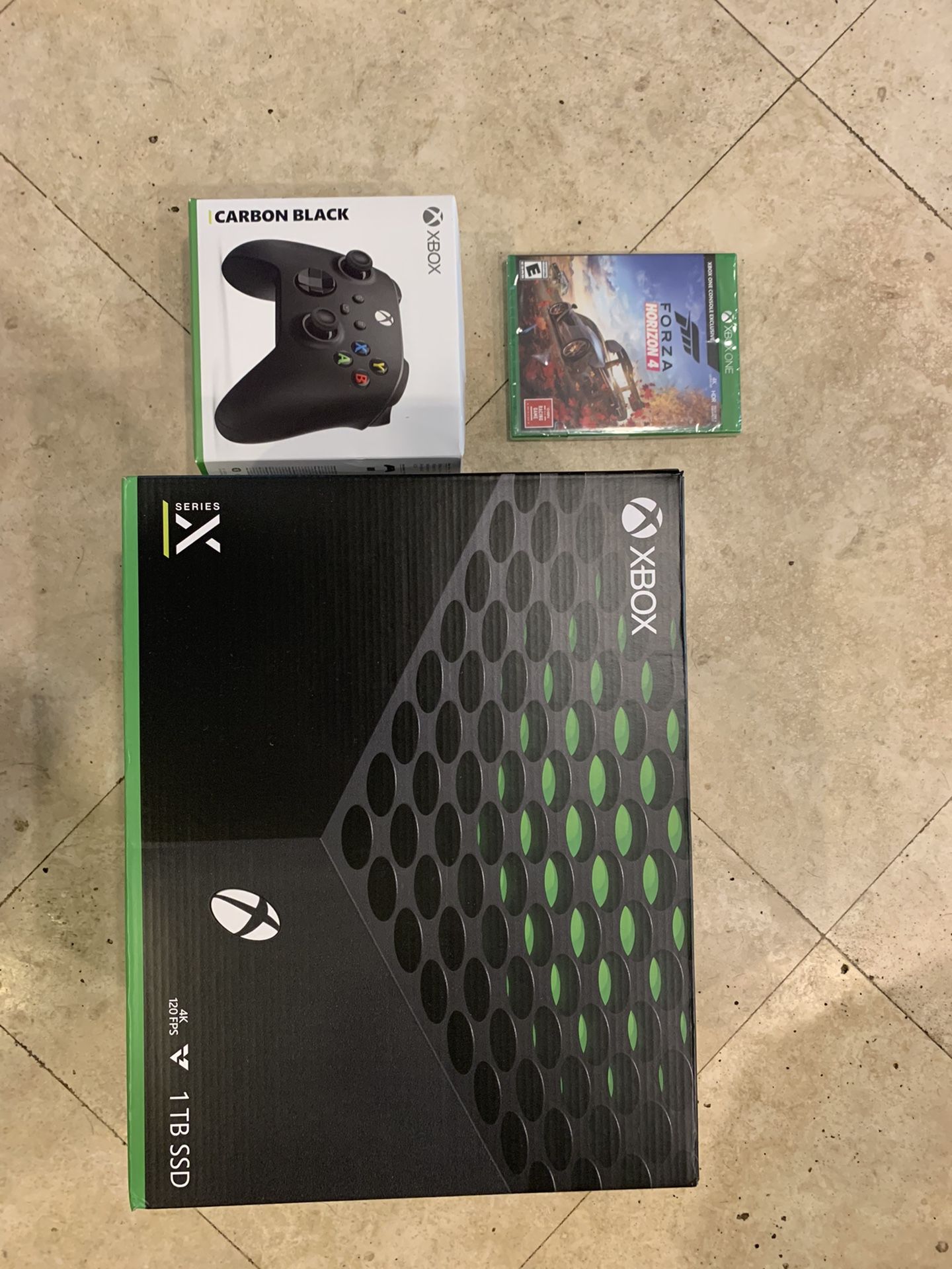 Xbox Series X Bundle Additional Carbon Black Controller And Forza