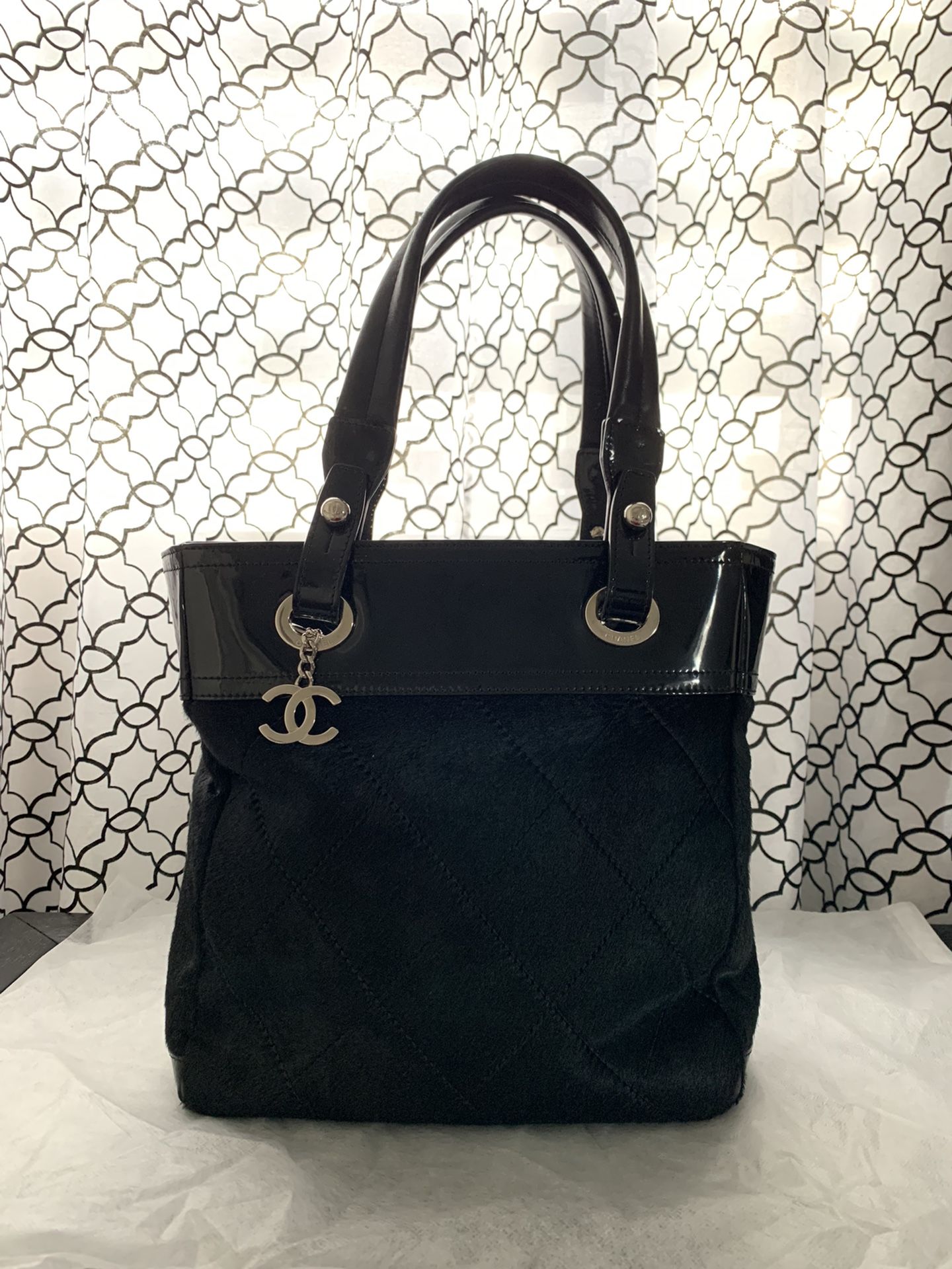 Chanel Biattriz Small Pony Hair Tote Bag