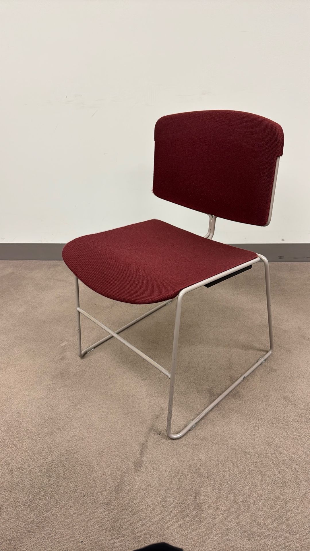 Steel Case Stackable Chairs