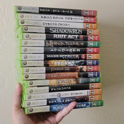 16 JAPANESE Xbox 360 Games (Video Games)