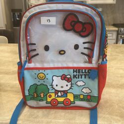 Hello Kitty, Backpack With Lunch Bag Inside