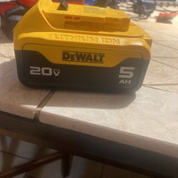 20V Dewaltlithium Ion Cordless 5H Battery