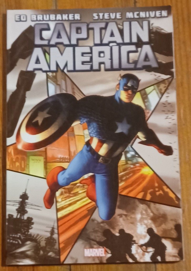 Captain America Volume 1 Marvel Ed Brubaker Steve McNiven Hero Paperback $16