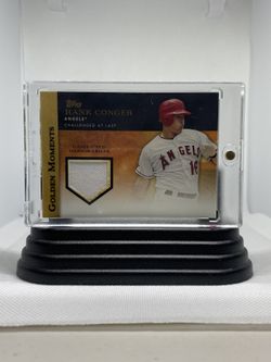 Hank Conger 2012 Topps “Golden Moments, Game-Used Piece of Jersey” Card (GMR-HC)