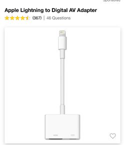 Apple Lightning Digital AV Adapter