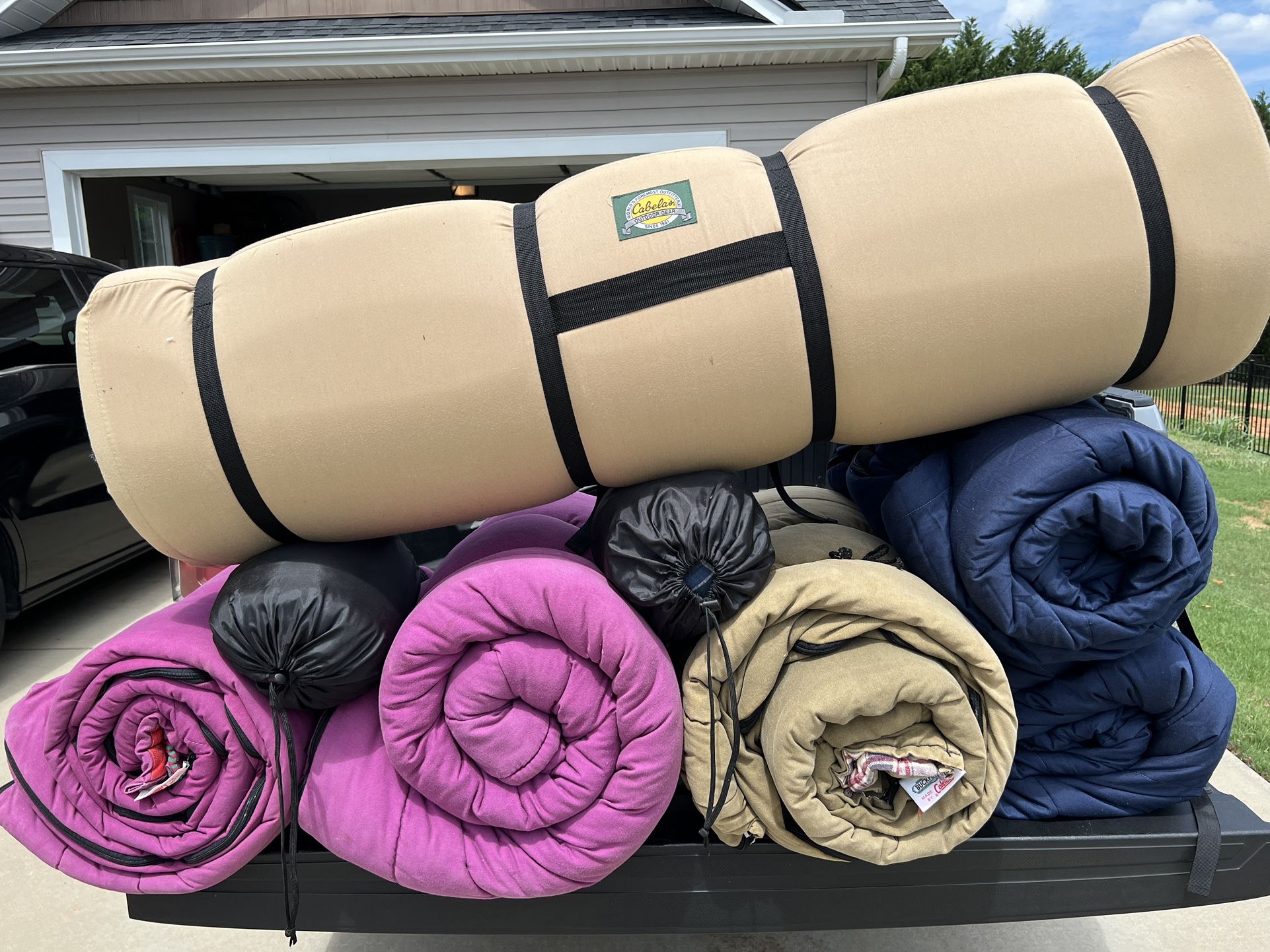 Sleeping Bags, Pillows And Pad