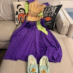 Princess Jasmine Costume with Shoes - Adult Small