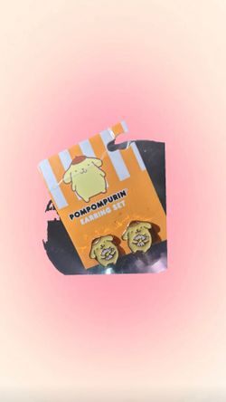 Pompompurin Earrings 💛🤎