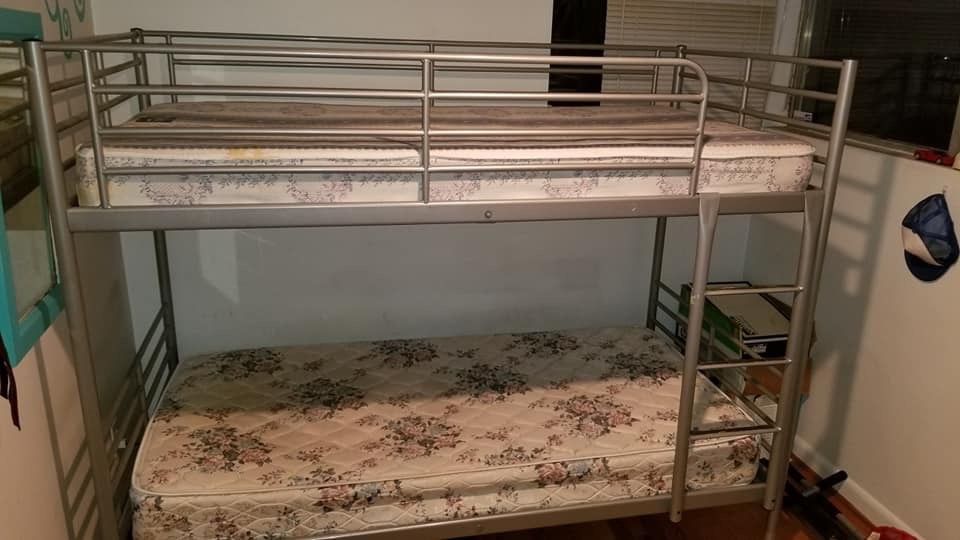 Twin Bunk Beds - Ikea - incl. both mattresses