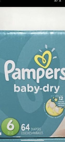 Pampers size 6