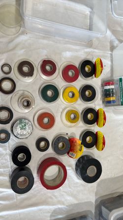 Large Electrical Tape Lot – 3M Super 33+, Colored Tape & Specialty Tapes