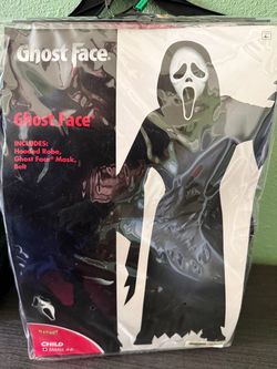 Ghost Face Halloween Costume Child Small