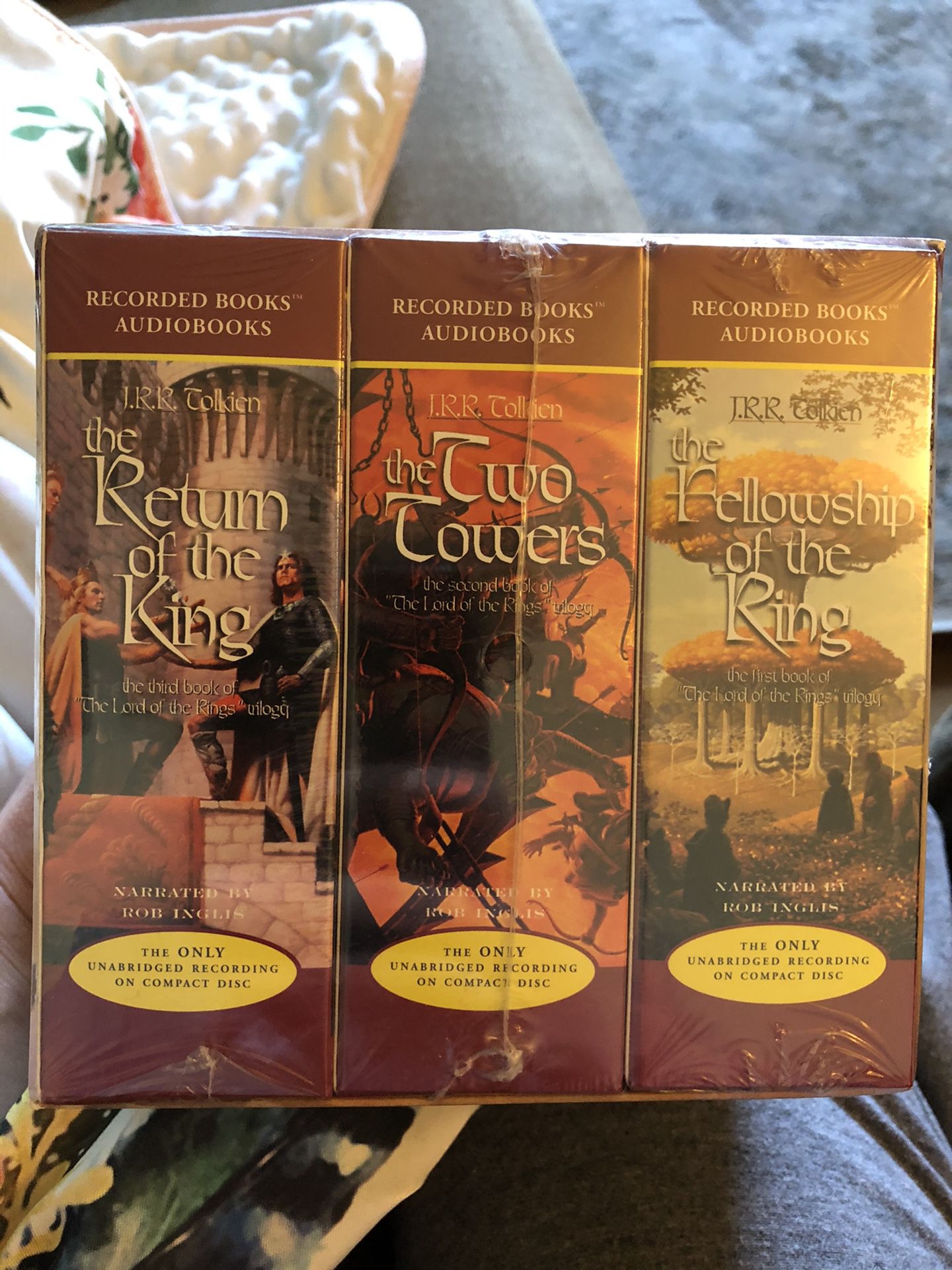 Lord of the Rings Trilogy AUDIOBOOKS (cds) NEW