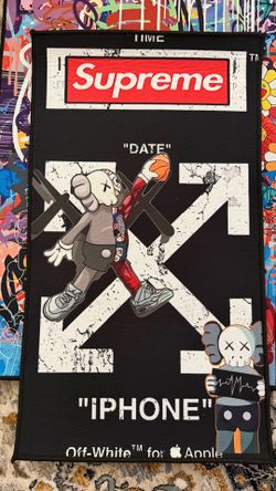 Off-White x Supreme x KAWS Inspired Decorative Rug – New
