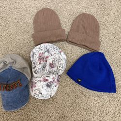 Bundle Lot Of Beanies Knit Hat, Cap Hats