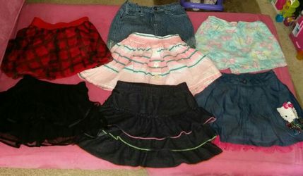 Girls Size 6x/7skort/skirt lot