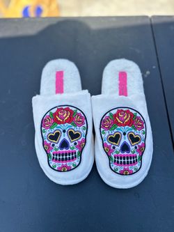 White slippers