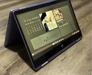 Laptop HP Chromebook x360 2 en 1 con Pantalla Táctil (Azul Lavanda)