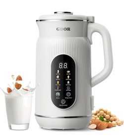 GDOR Smart Nut Milk Maker - 42oz, 9-In-1, White