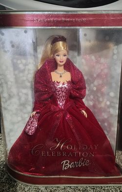 Holiday celebration Barbie 2002
