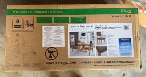 Brand New Universal Broadmoore Dining Chairs (Set of 2)