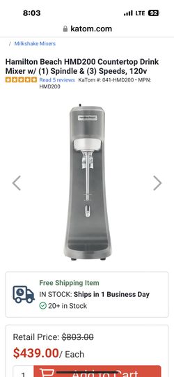 New Restaurant Shake Mixers 