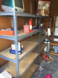 Metal shelving 4 pieces