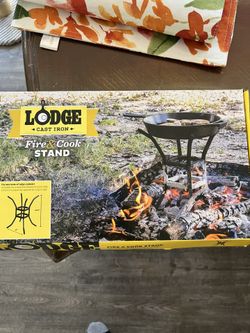 Lodge Cast Iron Fire And Cook Stand 