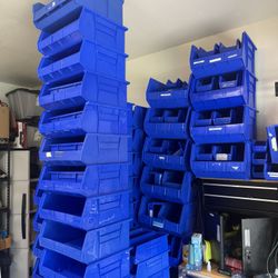 Blue Akrobins For Storage 