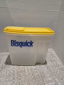Vintage Rubbermaid:Bisquick" Storage Container