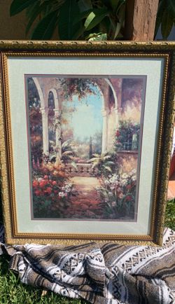 Home interiors print frame