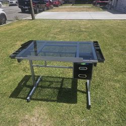Glass Art Desk