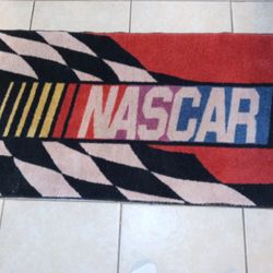 Vintage NASCAR Floor Rug.
