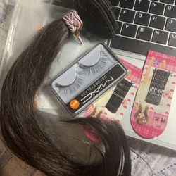 Dark Brown Hair Extension Clip 