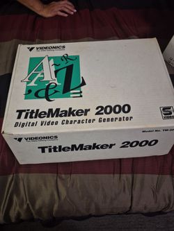 Videonics TitleMaker 2000 Digital Video Character Generator