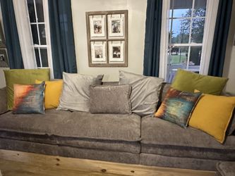 Chenille cloud couch